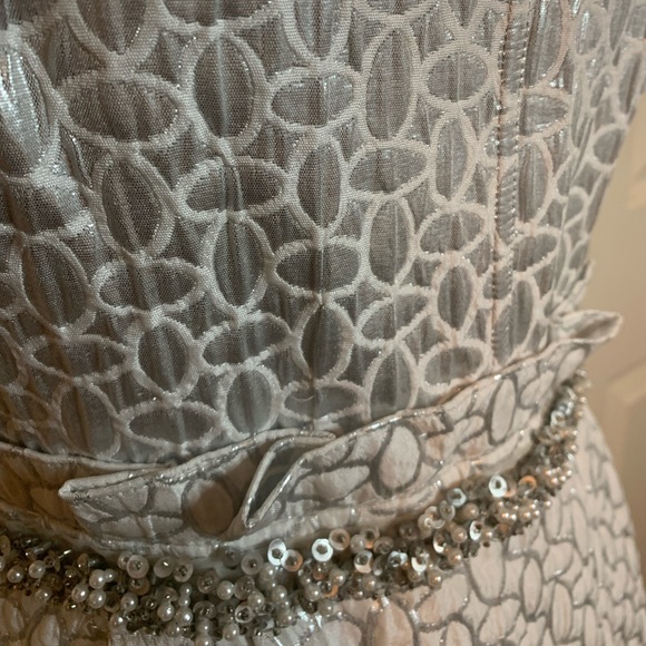 Silver & White dress - Picture 11 of 12